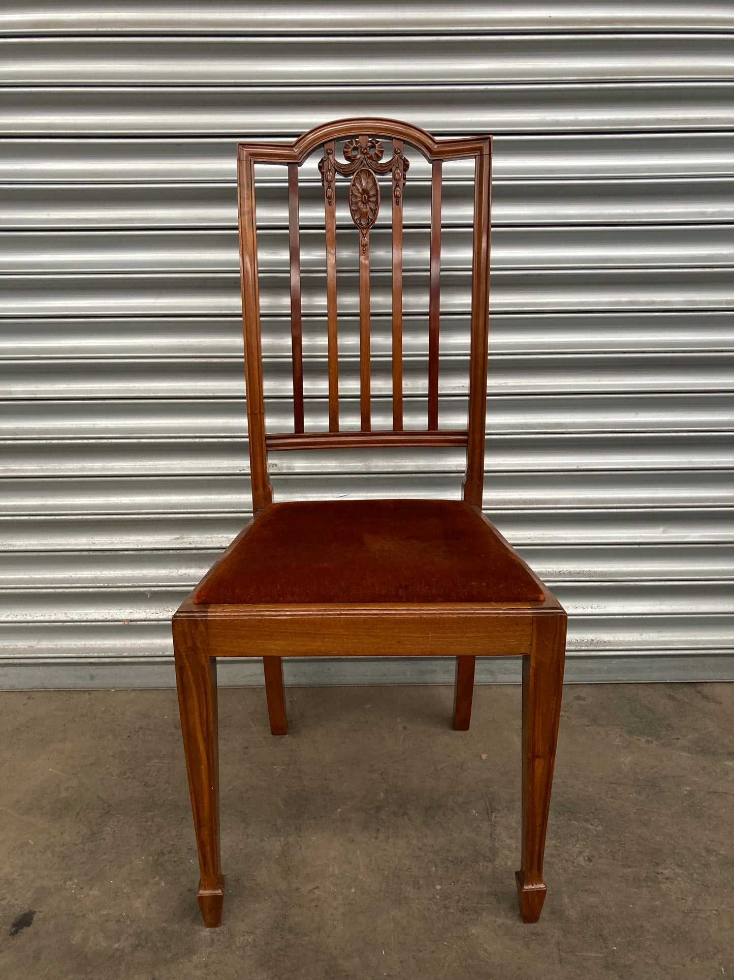 Single antique dining chair
