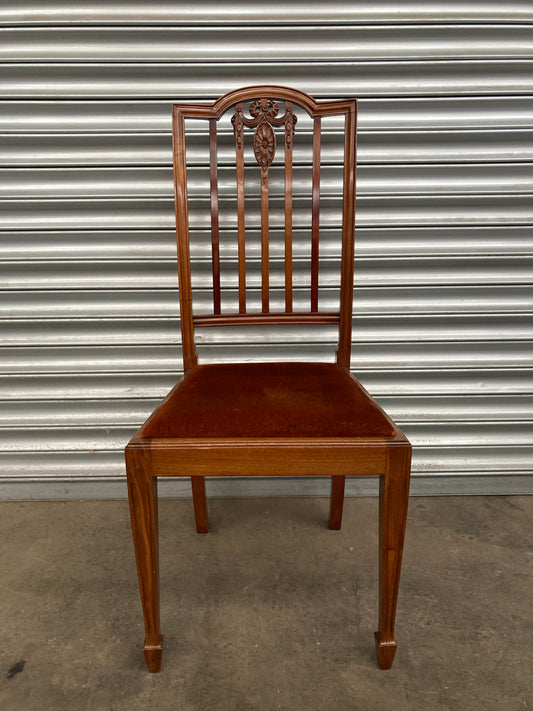 Single antique dining chair