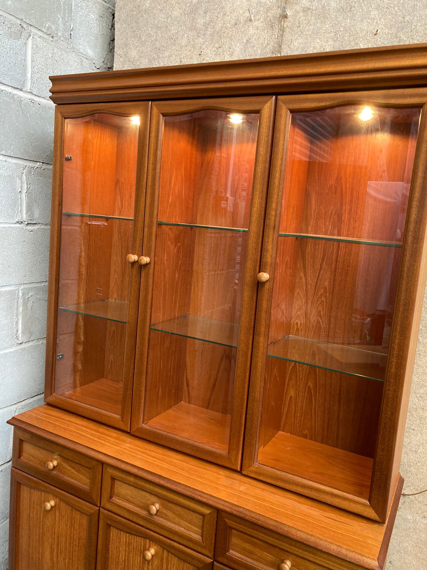 A Sutcliffe teak display cabinet
