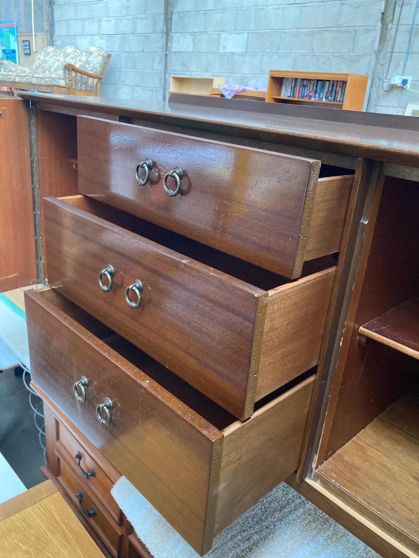 Sutcliffe of Todmorden Mid-Century Teak Sideboard | c.1963 | Original Label Intact