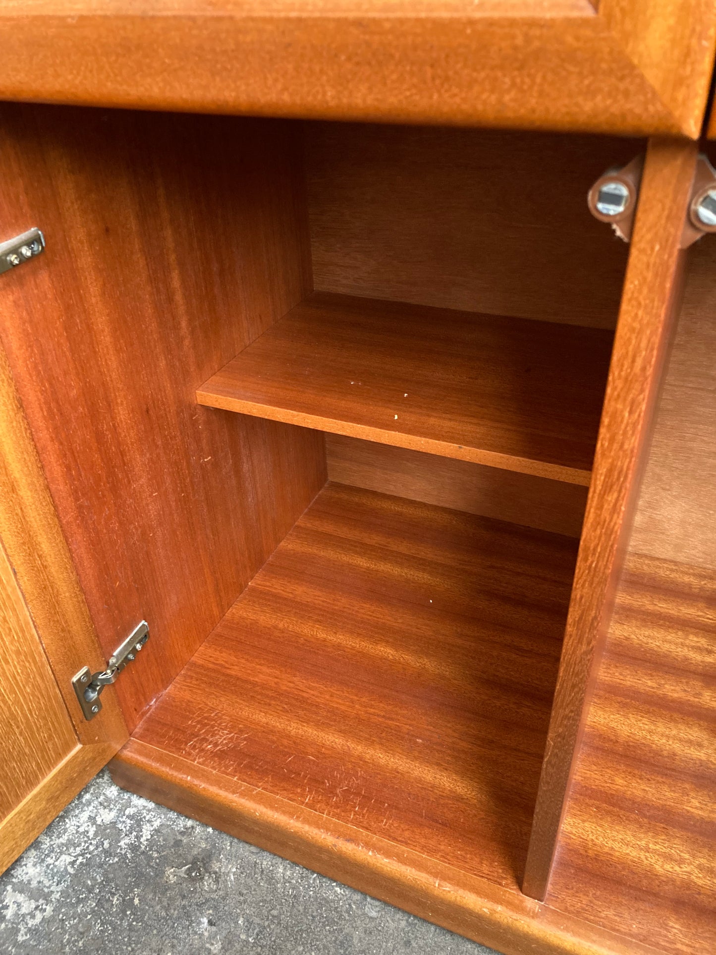 A Sutcliffe teak display cabinet