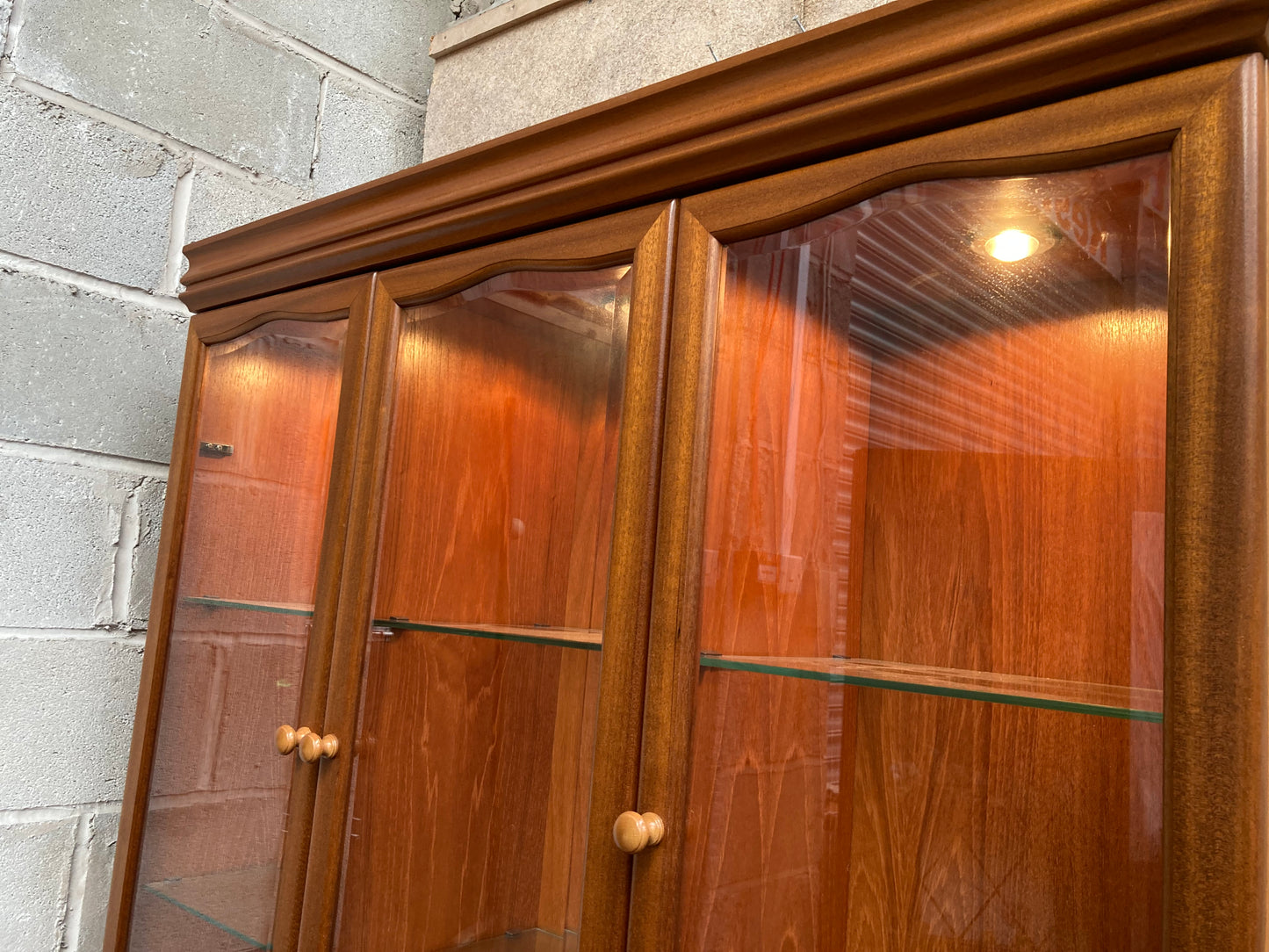 A Sutcliffe teak display cabinet