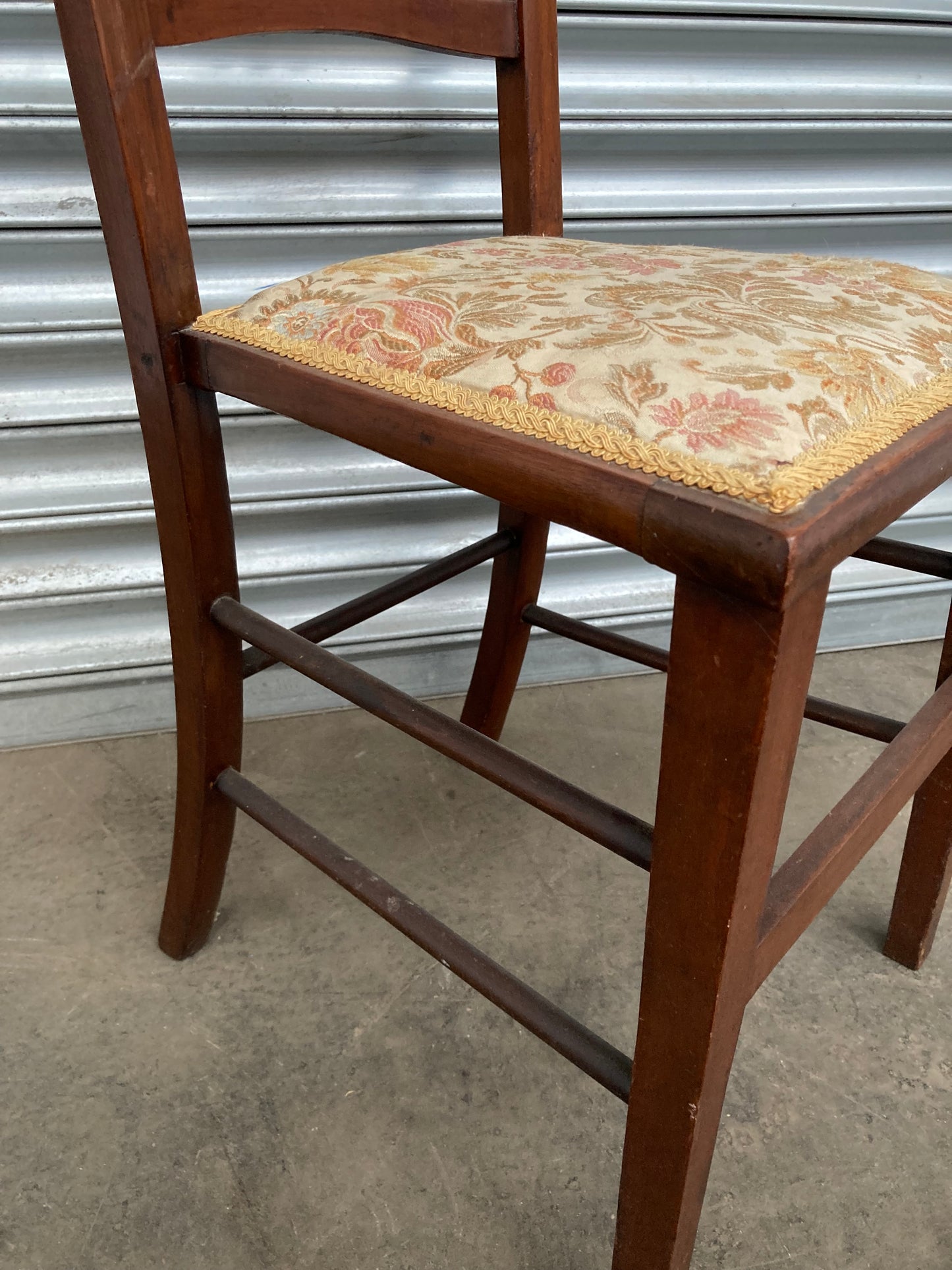 Single antique dining chair