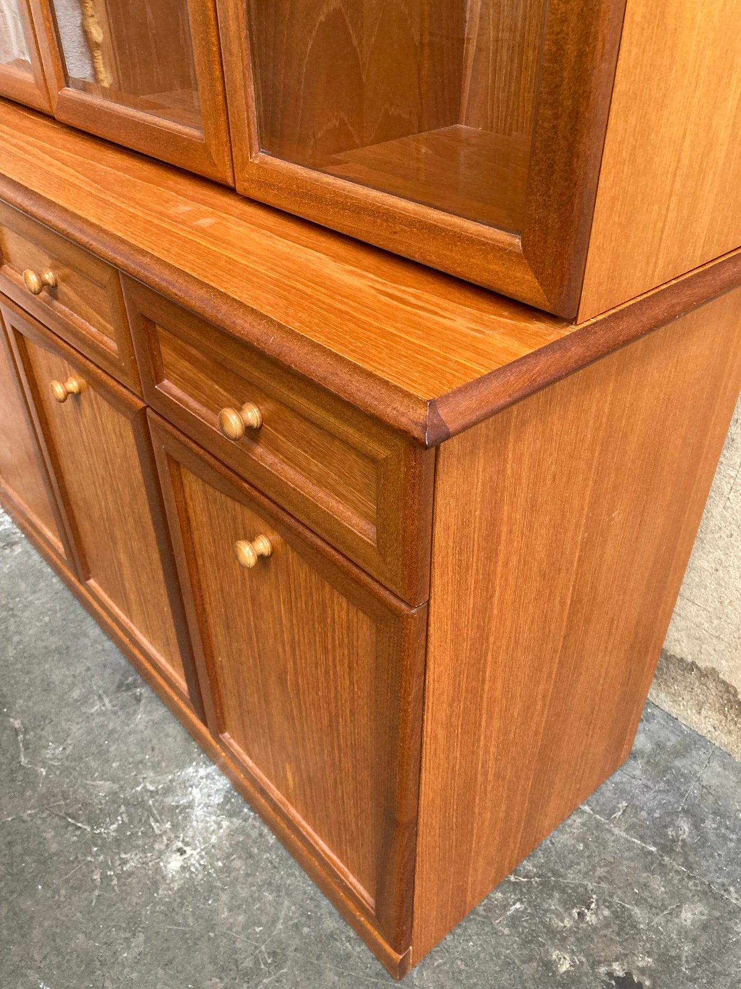 A Sutcliffe teak display cabinet