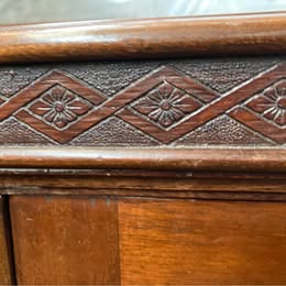 Early 20th Century Mahogany Sideboard | Carved Frieze | Cabriole Legs | Interior Locking Drawers