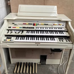 Yamaha Electone D-80 Vintage Electric Organ | Rare Blonde Finish | Cassette Tape Deck | PASS Analogue Synthesis