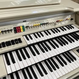 Yamaha Electone D-80 Vintage Electric Organ | Rare Blonde Finish | Cassette Tape Deck | PASS Analogue Synthesis