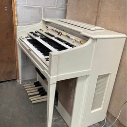 Yamaha Electone D-80 Vintage Electric Organ | Rare Blonde Finish | Cassette Tape Deck | PASS Analogue Synthesis