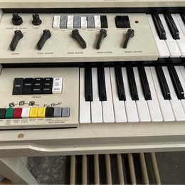 Yamaha Electone D-80 Vintage Electric Organ | Rare Blonde Finish | Cassette Tape Deck | PASS Analogue Synthesis