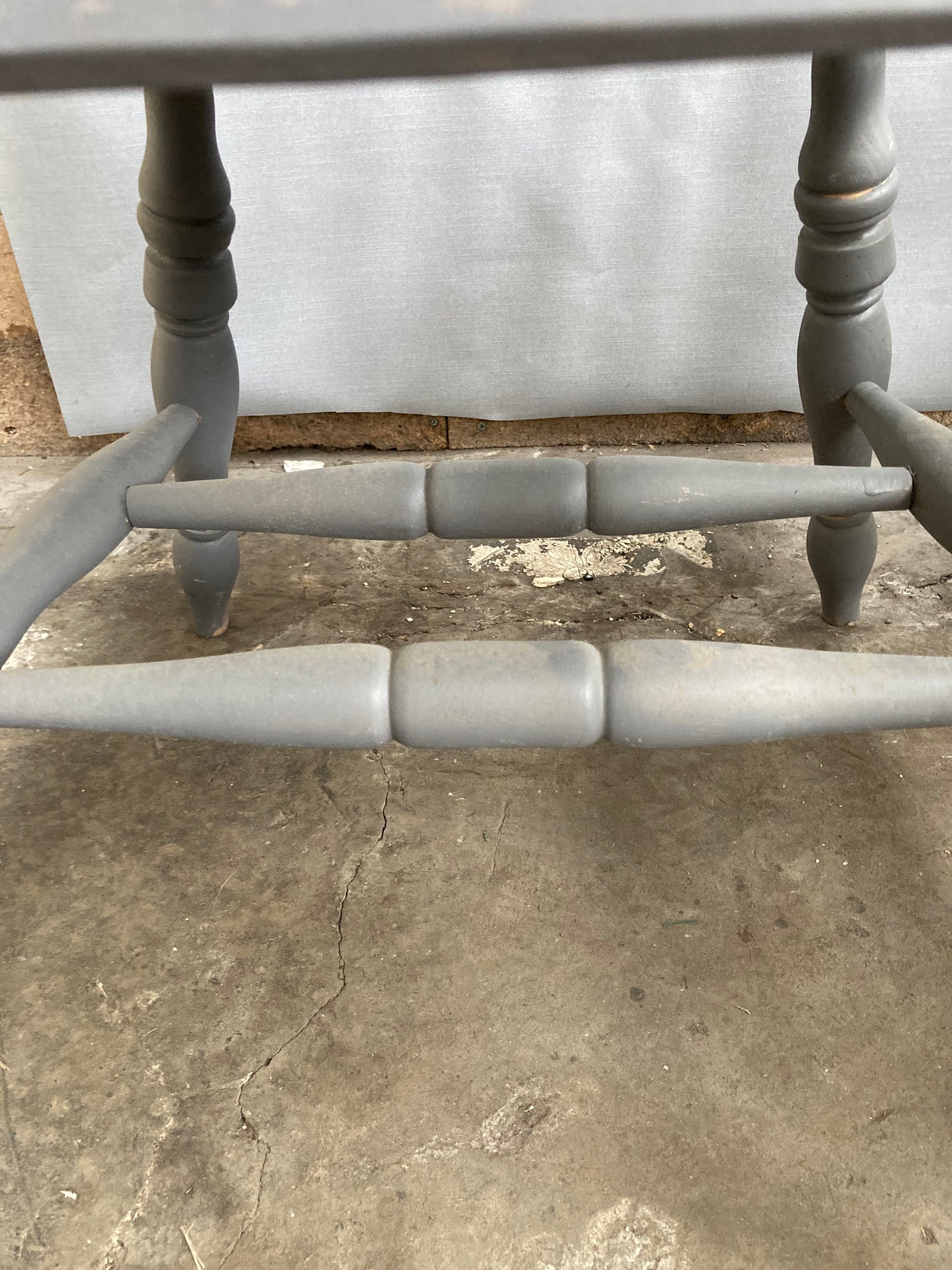Pair of Large Vintage Country Farmhouse Carver Armchairs