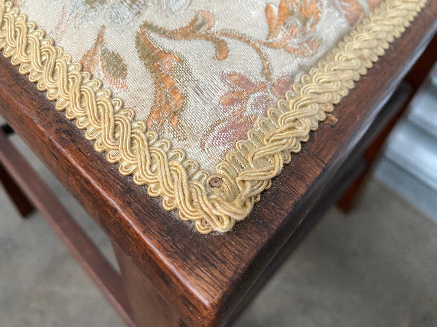 Single antique dining chair