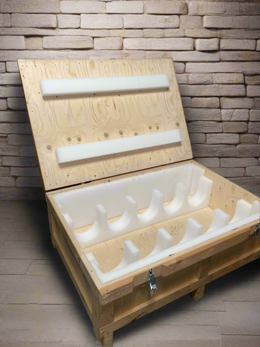 Large ex military missile box - storage trunk - collectible trunk