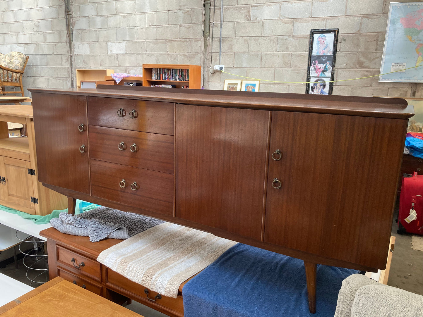 Sutcliffe of Todmorden Mid-Century Teak Sideboard | c.1963 | Original Label Intact