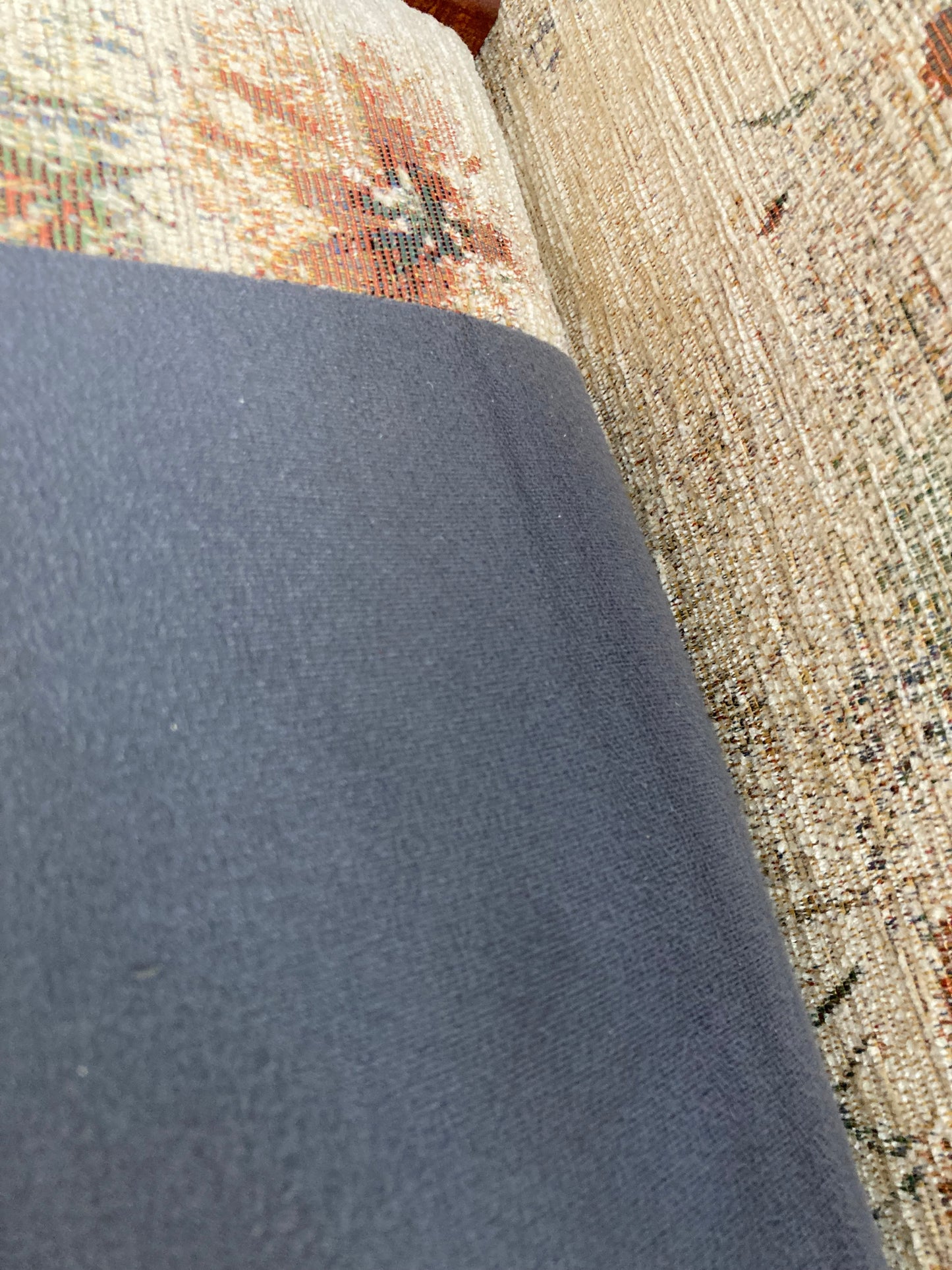 Vintage bergere & oak armchair