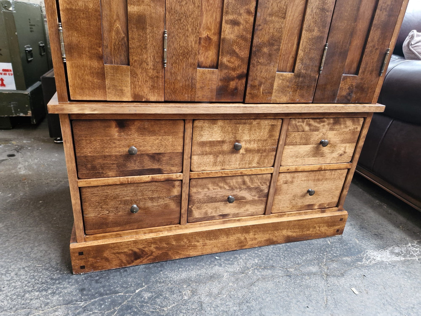 Laura Ashley Garrat TV Cabinet — Repurposed Children's Wardrobe