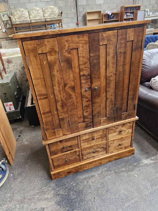 Laura Ashley Garrat TV Cabinet — Repurposed Children's Wardrobe