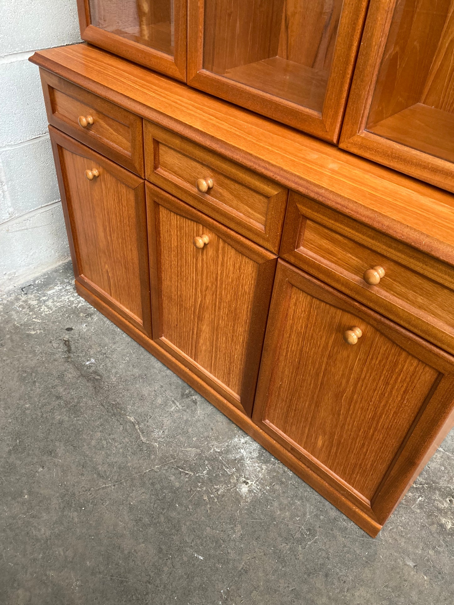 A Sutcliffe teak display cabinet