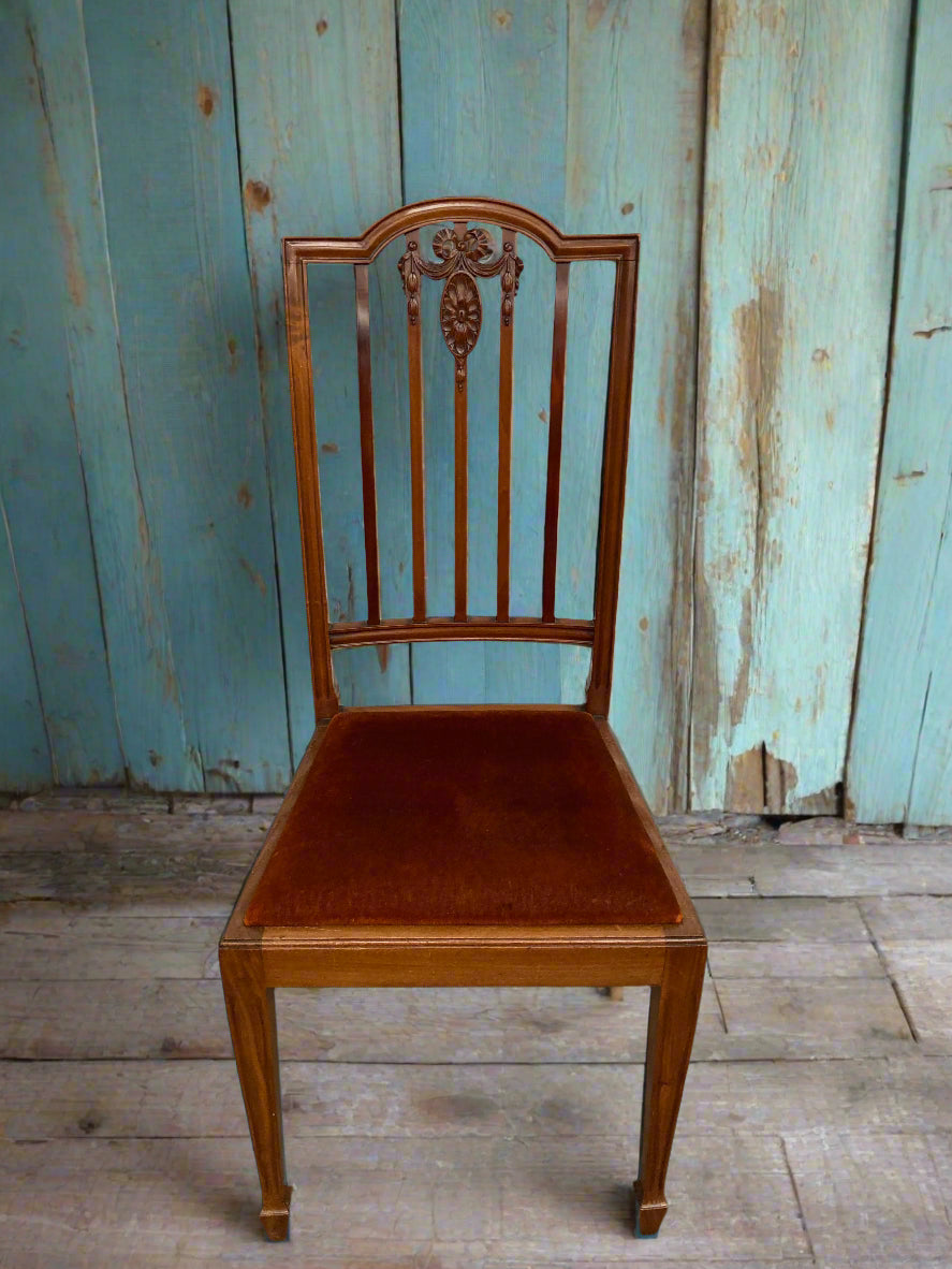 Single antique dining chair